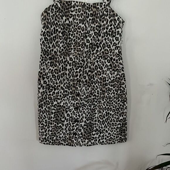 Thread & Supply Leopard Overall Dress - Picture 3 of 7
